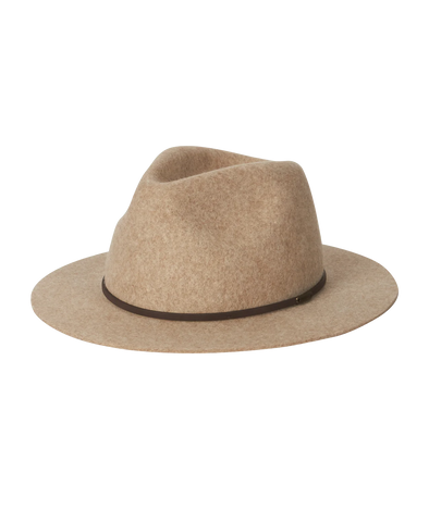 Men's Rajah Mid Brim Fedora in Natural Marle