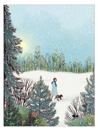 Winter Walk Boxed Set of 8