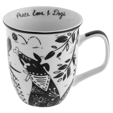 Boho Dog Mug 12oz