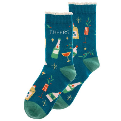 Cheers Holiday Socks