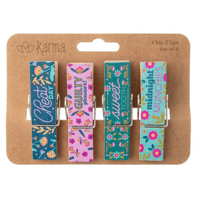 Munchies Chip Clips Set of 4
