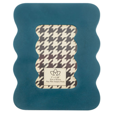 Teal Squiggle Frame