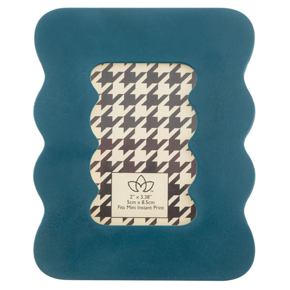 Teal Squiggle Frame