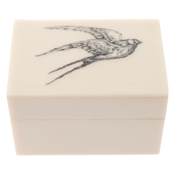 Mini Resin Box Bird