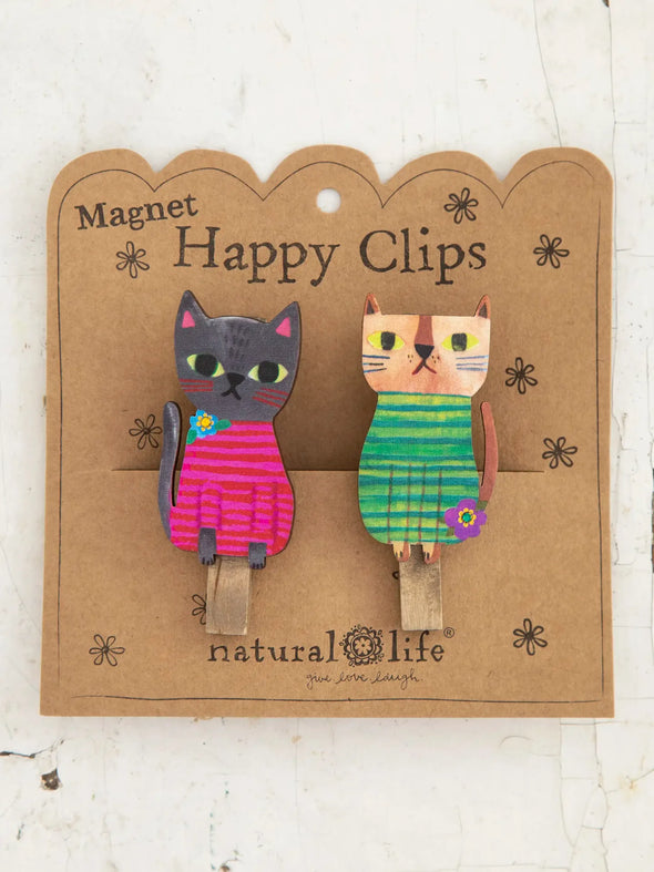 Happy Clips Cats Set of 2