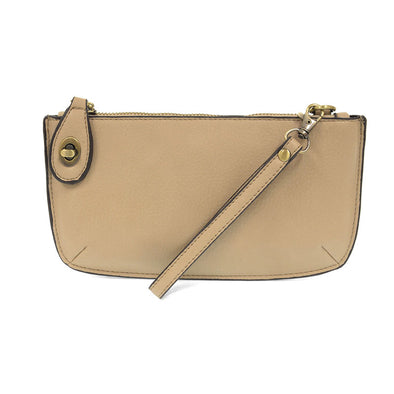 Mini Crossbody Wristlet Clutch in Beech Wood