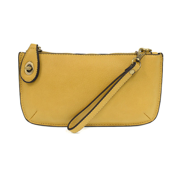 Mini Crossbody Wristlet Clutch in Butter