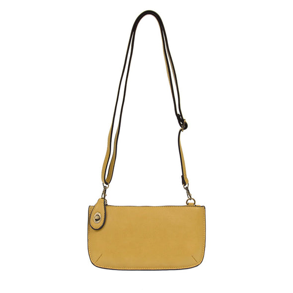 Mini Crossbody Wristlet Clutch in Butter