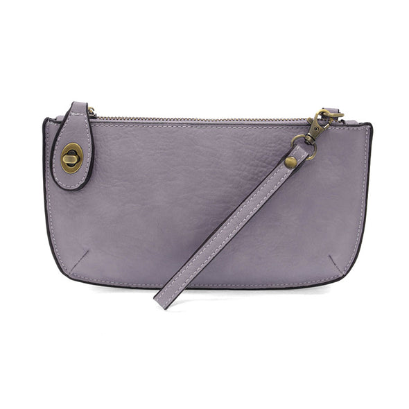 Mini Crossbody Wristlet Clutch in Soft Wisteria
