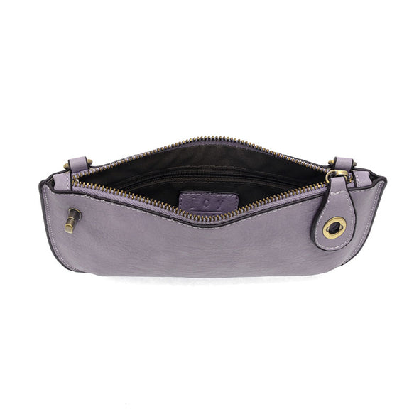 Mini Crossbody Wristlet Clutch in Soft Wisteria