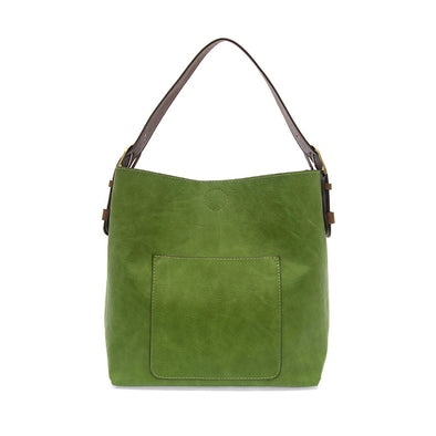 Classic Hobo Handbag in Forever Green/Coffee