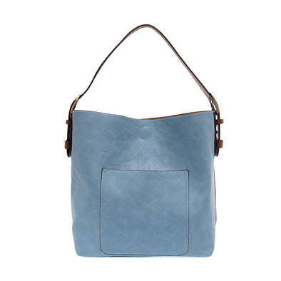 Classic Hobo Handbag in Tranquil Blue