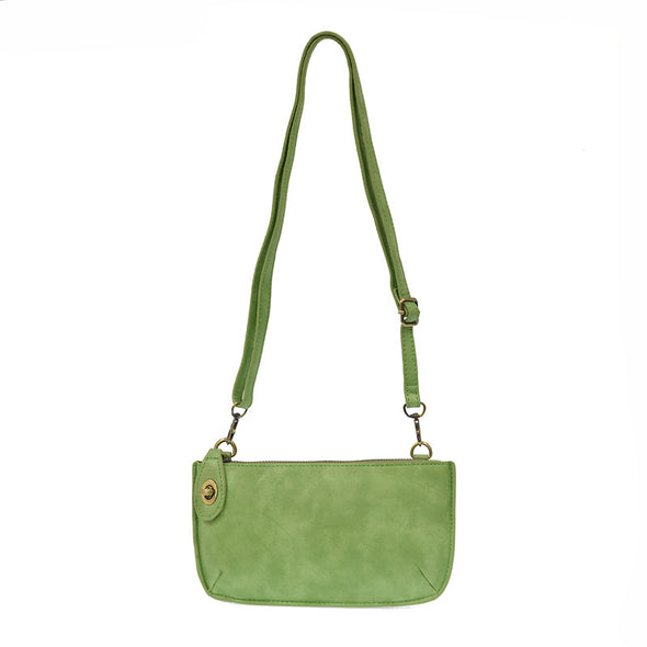 Lux Crossbody Wristlet Clutch in Green Apple