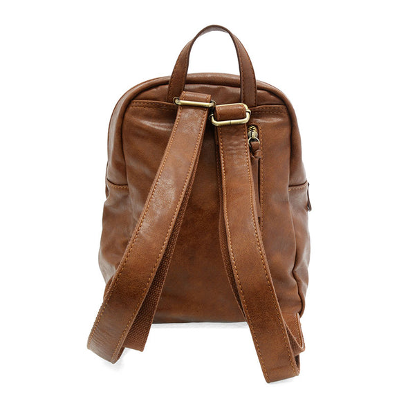 Frankie Soft Backpack in Saddle