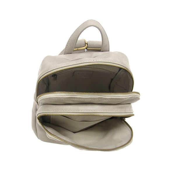 Frankie Soft Backpack in Grey