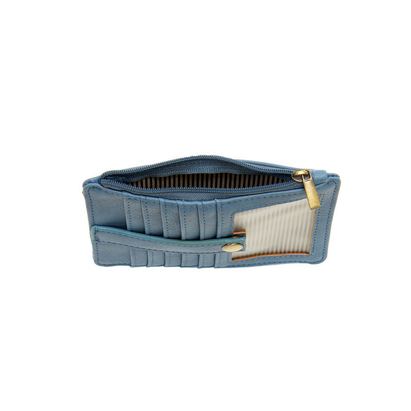 Penny Mini Travel Wallet in Tranquil Blue