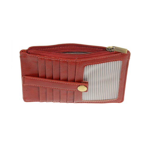 Penny Mini Travel Wallet in Scarlet