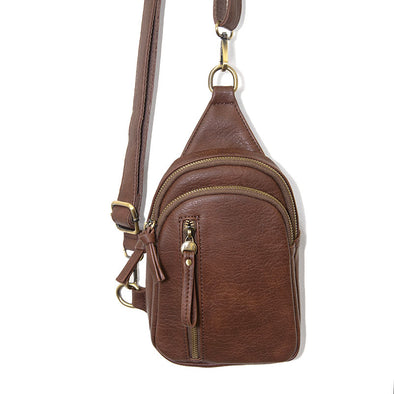 Skyler Sling Bag in Mocha