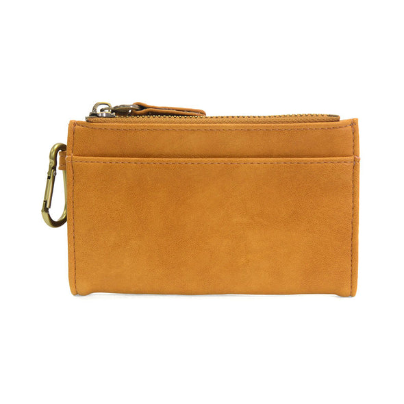 Bobbie Bifold Wallet With Carabiner in Honey