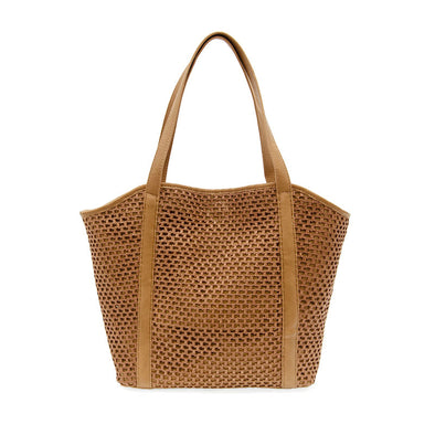 Haven Open Weave Tote in Cocoa