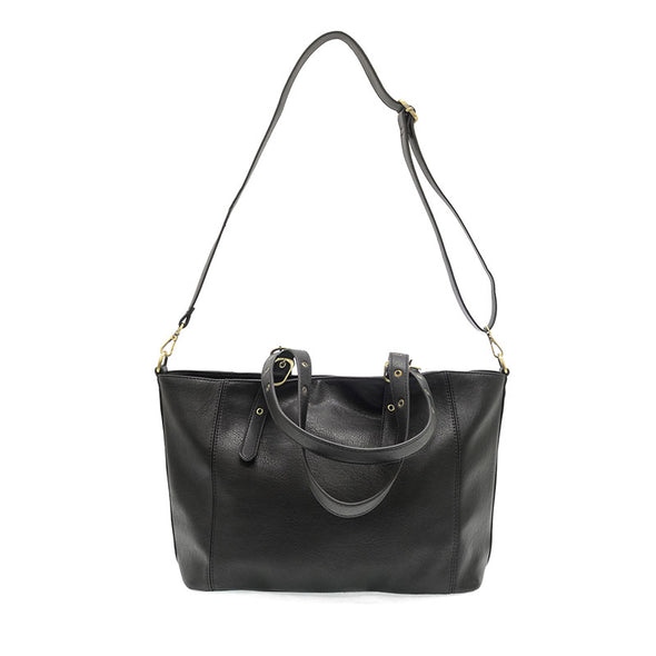 Shelby Studded Tote Bag in Black