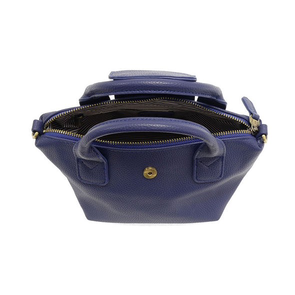Odette Mini Tote Crossbody in Navy