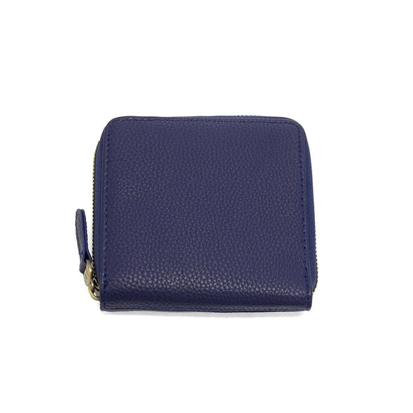 Palmer Square Zip Around Wallet in Navy
