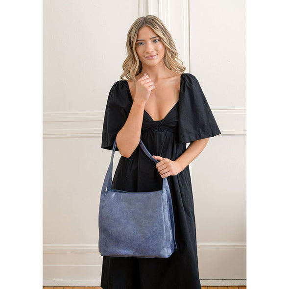 Lollie Medium Tote Bag in Dark Denim
