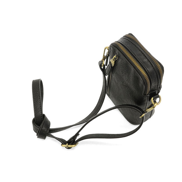 Jolene Crossbody Phone Bag in Black