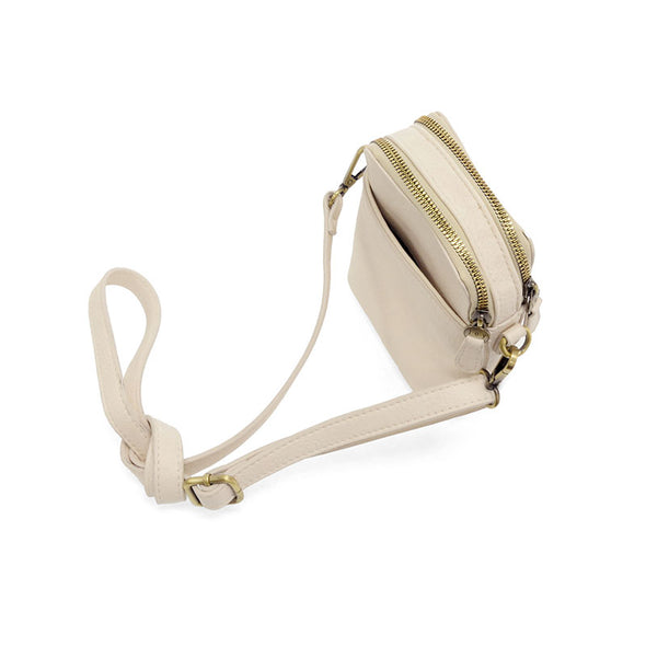 Jolene Crossbody Phone Bag in Ecru