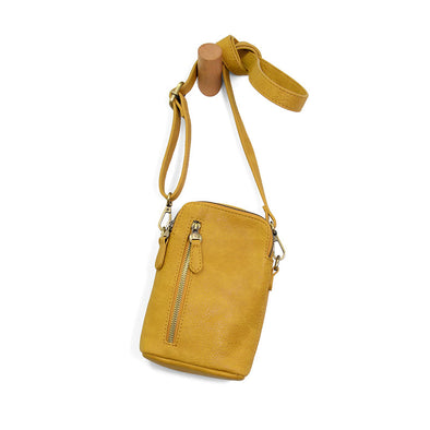 Jolene Crossbody Phone Bag in Mustard