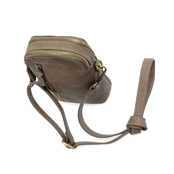 Jolene Crossbody Phone Bag in Taupe