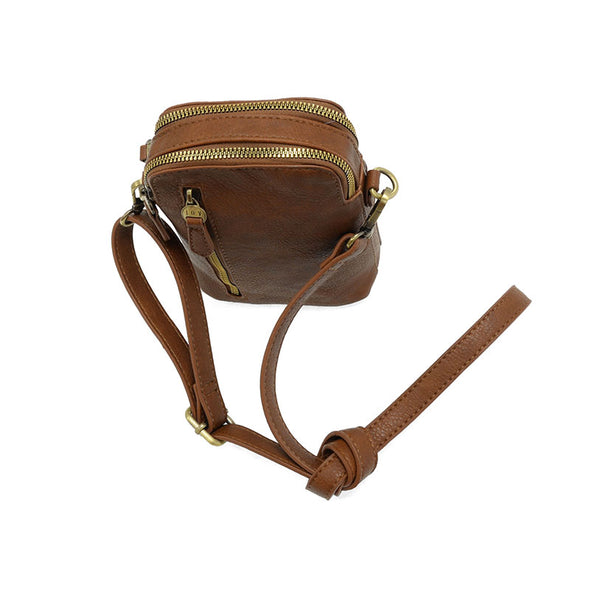Jolene Crossbody Phone Bag in Caramel