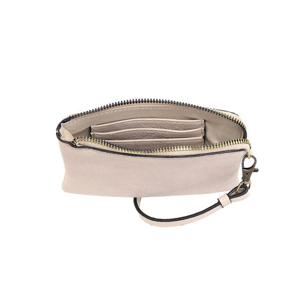 Pippa Wristlet Pouch in Bone