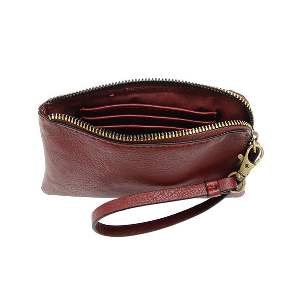 Pippa Wristlet Pouch in Sangria