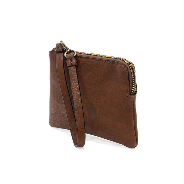 Pippa Wristlet Pouch in Caramel