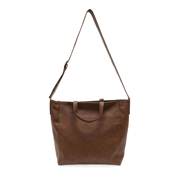 Alma Buckle Tote in Russett