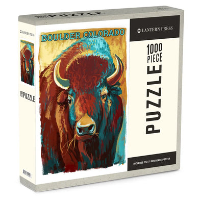 Boulder, Colorado, Vivid Bison 1000pc Puzzle