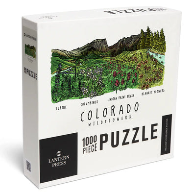 Colorado, Rockies Wildflowers 1000 Piece Puzzle