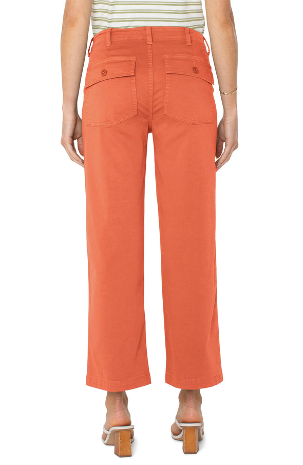 Papaya Cargo Cropped Pants