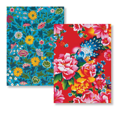 Chinese Florals Luxury Foiled Notecards Set of 16