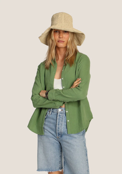 Palm Long Sleeve Taylor Shirt