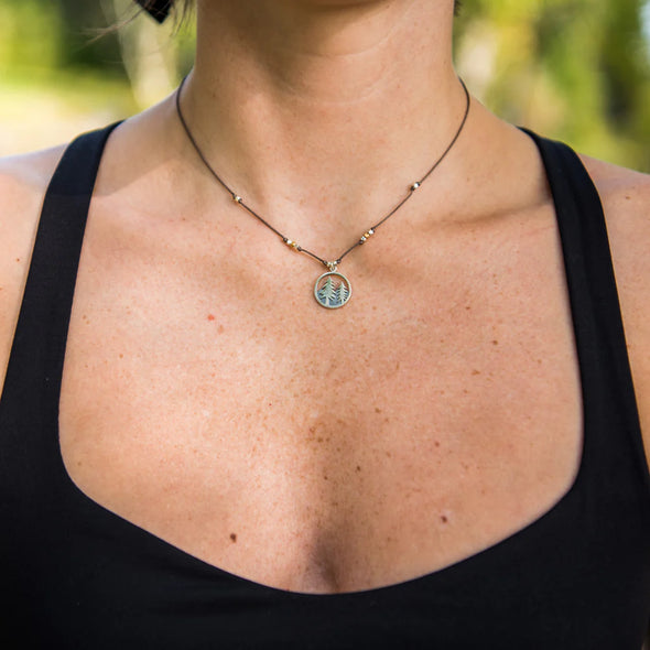 Forest Necklace in Espresso