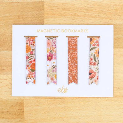 Magnetic Bookmarks in Warm Tones