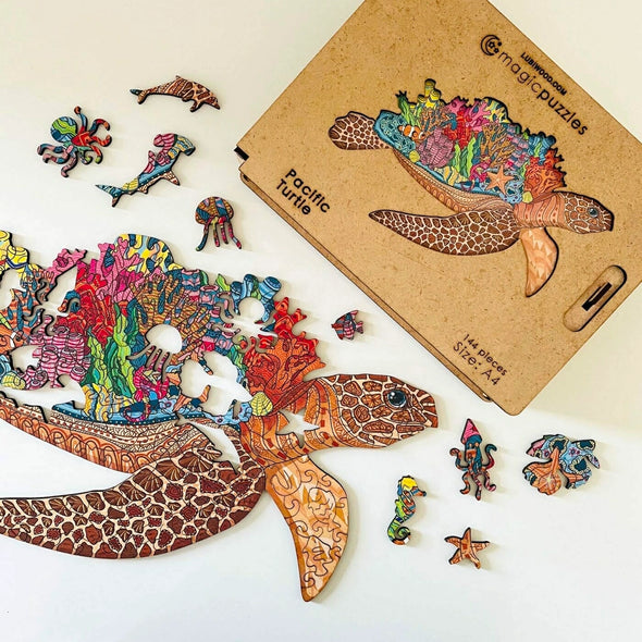 Pacific Turtle Jigsaw A4 Premium Box