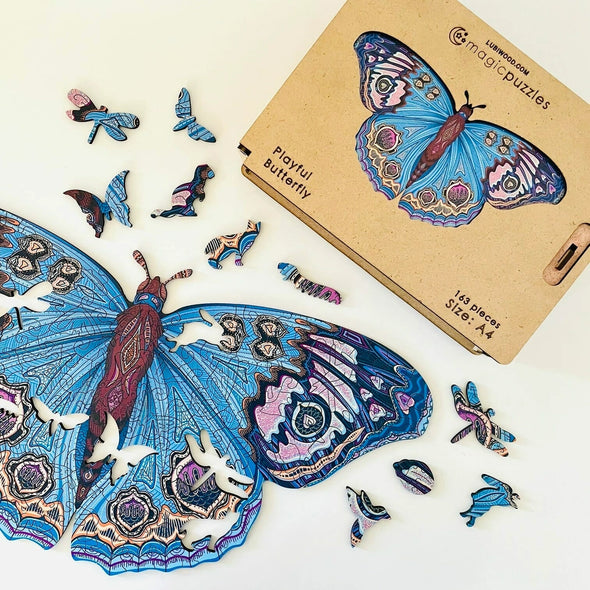 Playful Butterfly Jigsaw A5 Premium Box