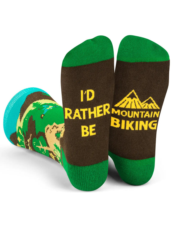 I'd Rather Be Mountain Biking Sock
