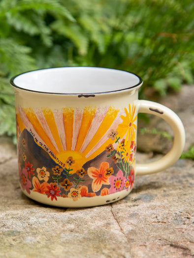 Camp Coffee Mug in Mountain 15oz