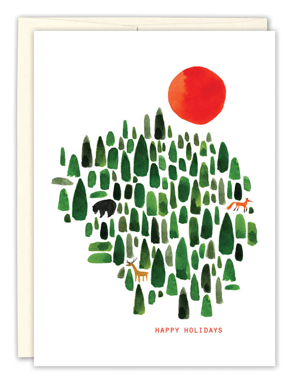 Wintery Forest Boxed Cards Set of 10