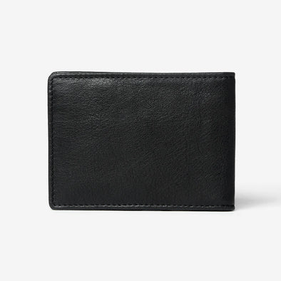 RFID Magnetic Money Clip Wallet BiFold in Black